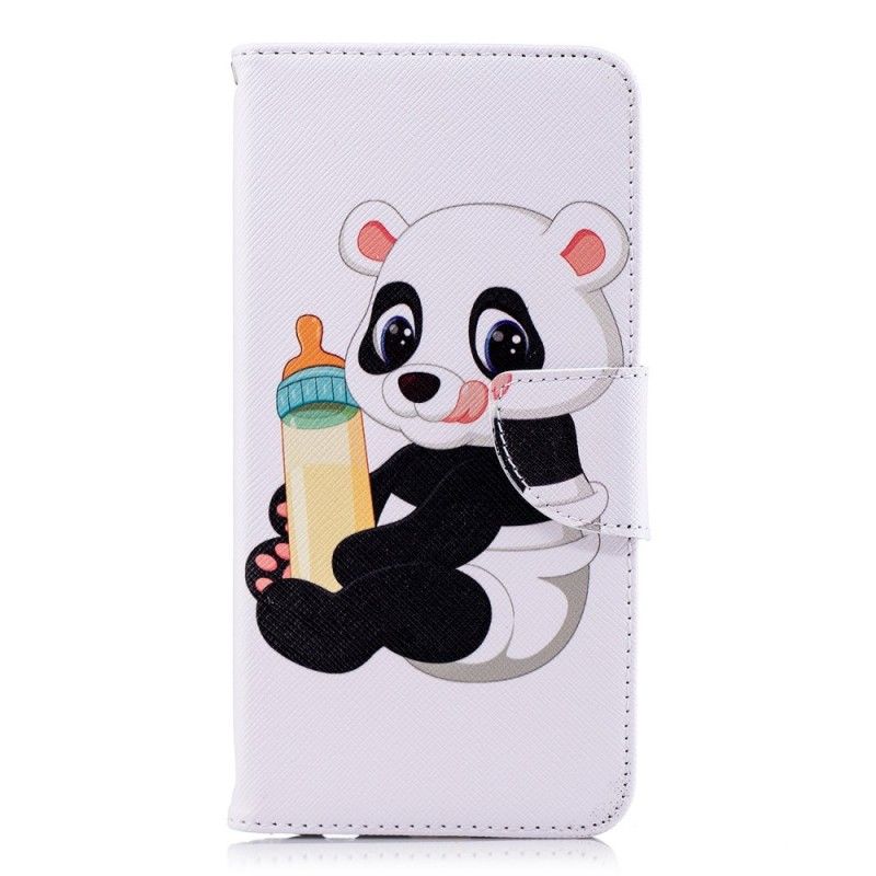 Lederhüllen Honor 7C Handyhülle Babypanda