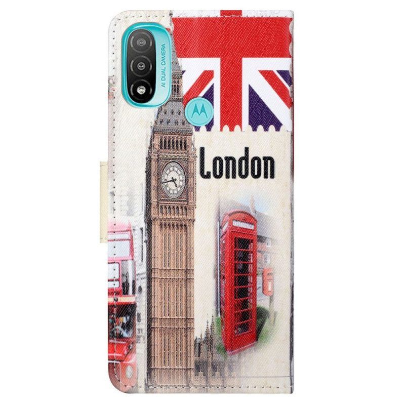 Lederhüllen Für Moto G71 5G Londoner Leben