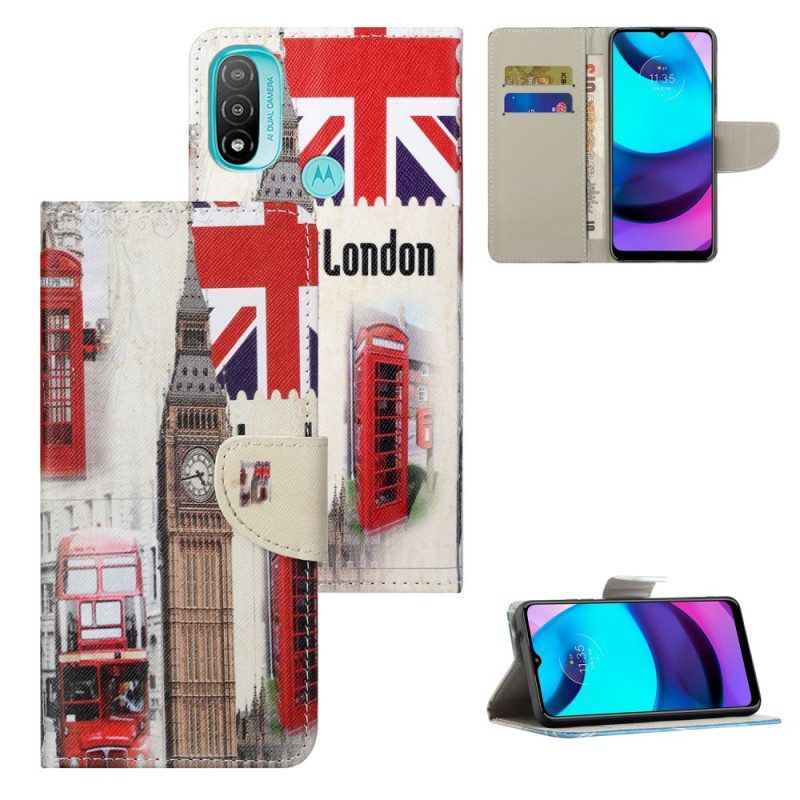 Lederhüllen Für Moto G71 5G Londoner Leben