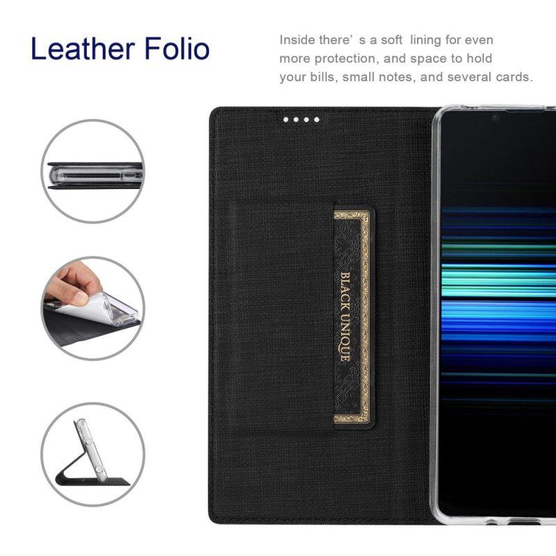 Schutzhülle Für Sony Xperia 5 IV Flip Case Strukturierte Vili Dmx-serie