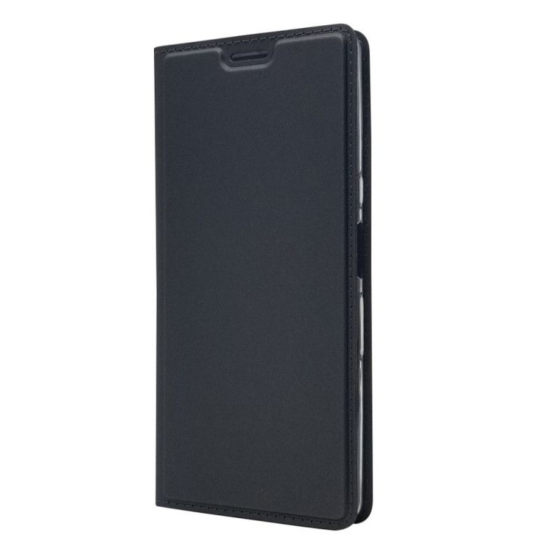 Flip Case Sony Xperia L3 Schwarz Magnetverschluss