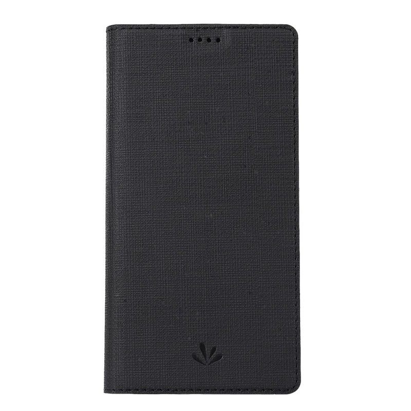 Flip Case Sony Xperia L3 Schwarz Strukturiert