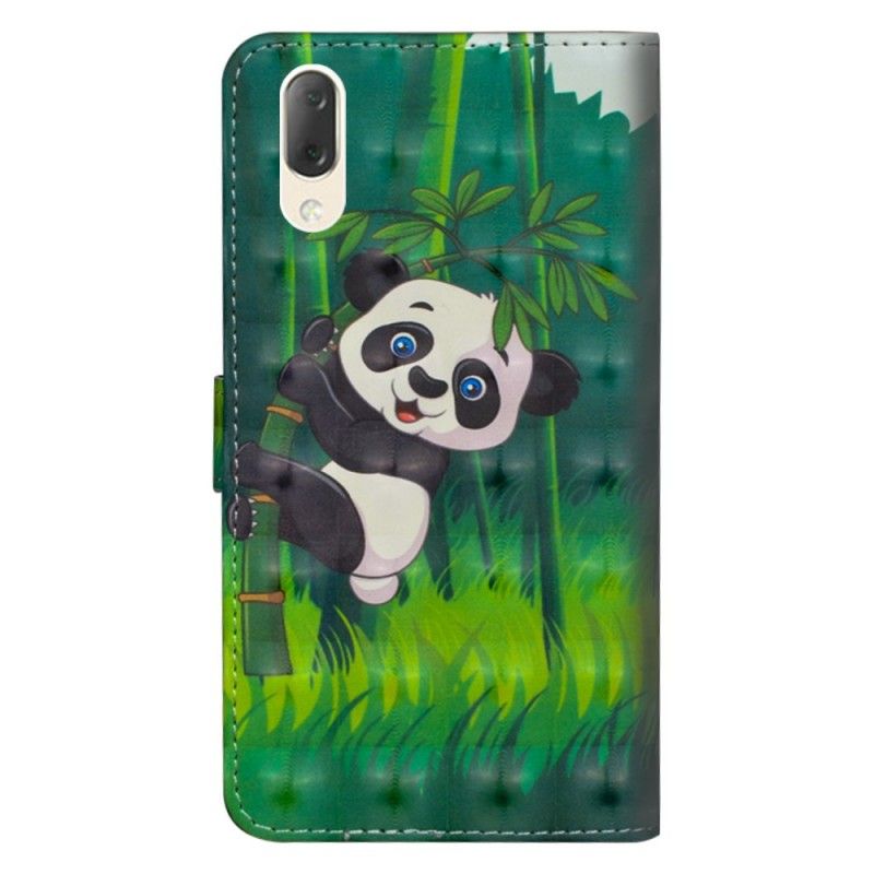 Lederhüllen Sony Xperia L3 Handyhülle Panda Und Bambus