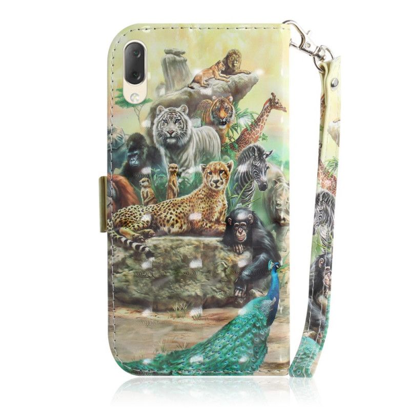 Lederhüllen Sony Xperia L3 Tangasafari-Tiere