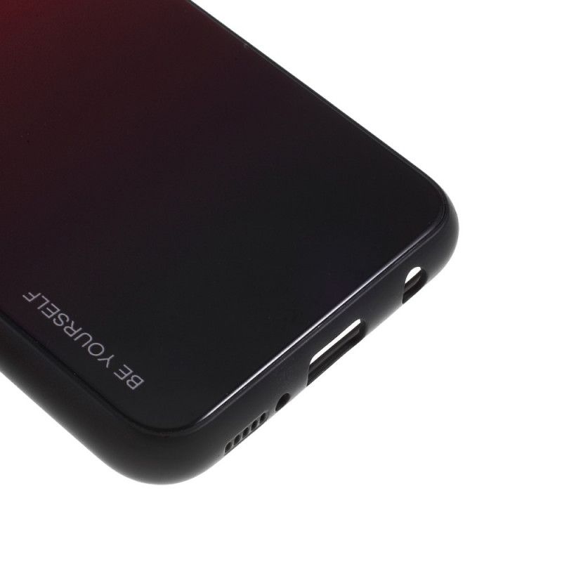Hülle Für Samsung Galaxy A20E Rot Verzinkte Farbe