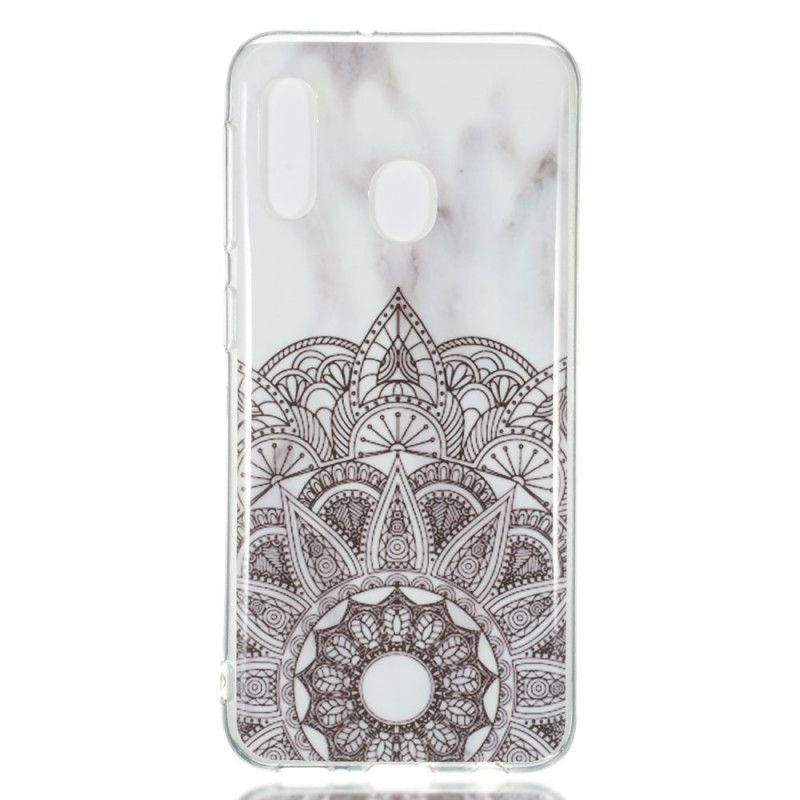 Hülle Samsung Galaxy A20E Marmoriertes Mandala