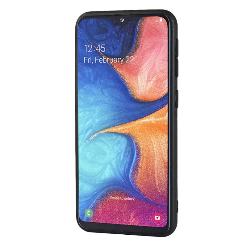 Hülle Samsung Galaxy A20E Schwarz Handyhülle Doppelkartenhalter