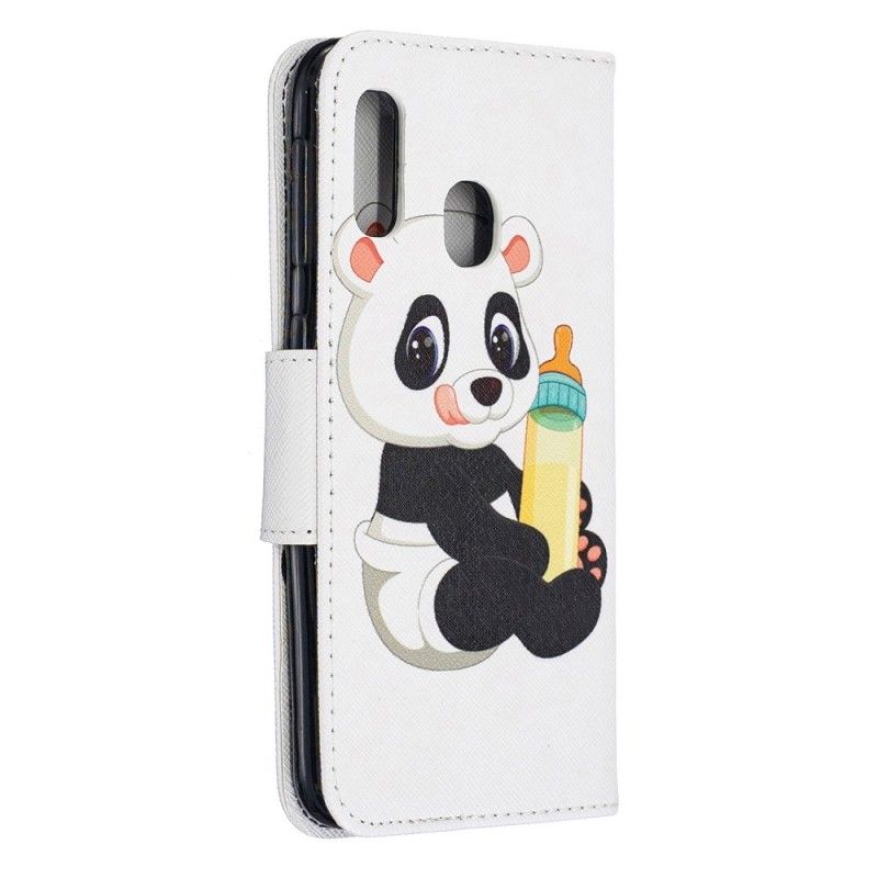 Lederhüllen Samsung Galaxy A20E Babypanda