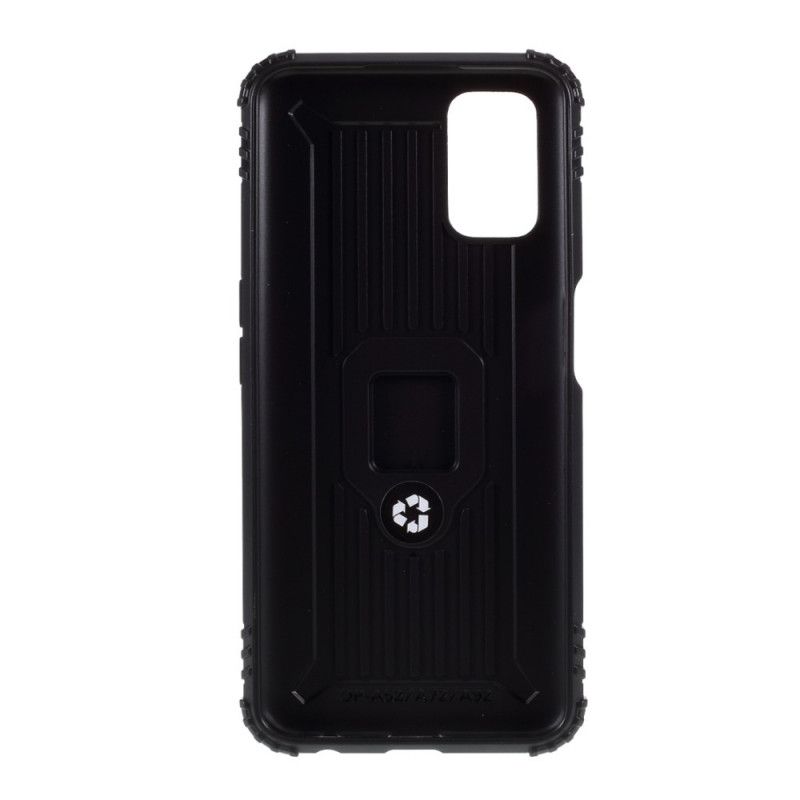 Hülle Oppo A72 Schwarz Ring Und Kohlefaser