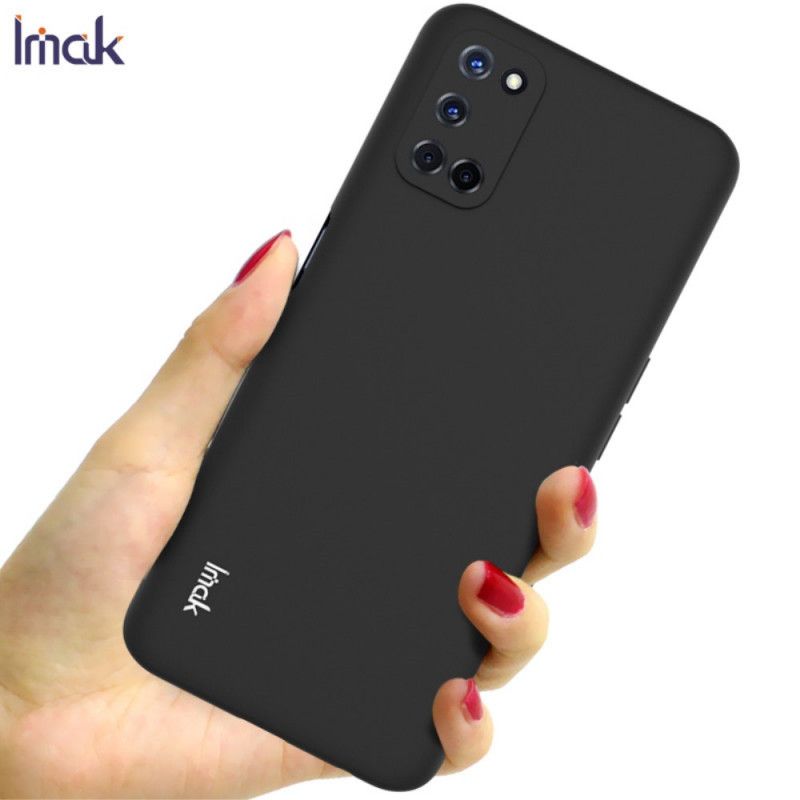 Hülle Oppo A72 Schwarz Silikonmatte Der Uc-1-Serie Imak