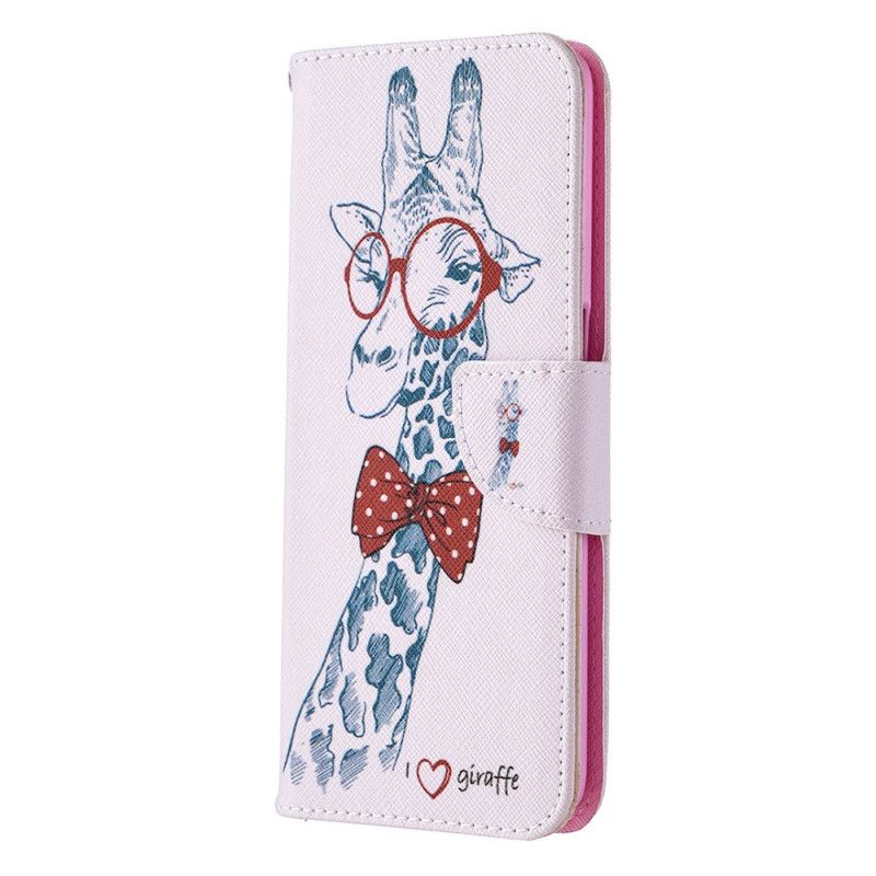 Lederhüllen Oppo A72 Nerd-Giraffe