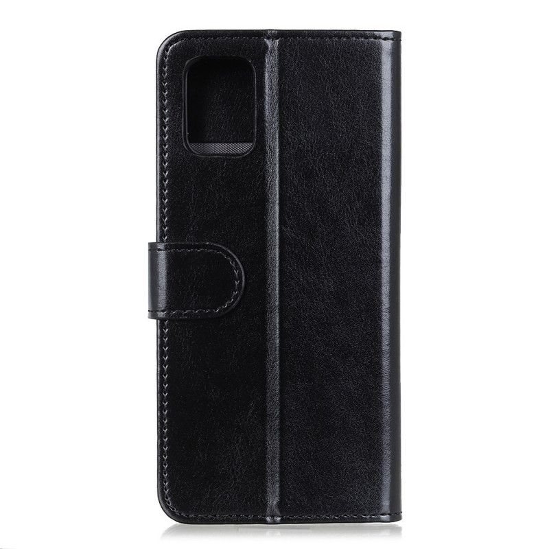 Lederhüllen Oppo A72 Schwarz Gefrorene Finesse