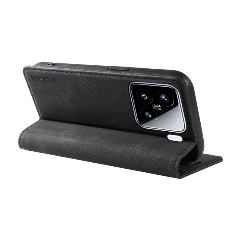 Flip Case Xiaomi 15 Handyhülle Yikatu Wildleder-effekt