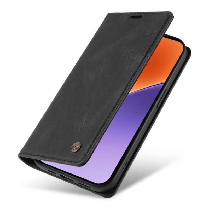 Flip Case Xiaomi 15 Handyhülle Yikatu Wildleder-effekt