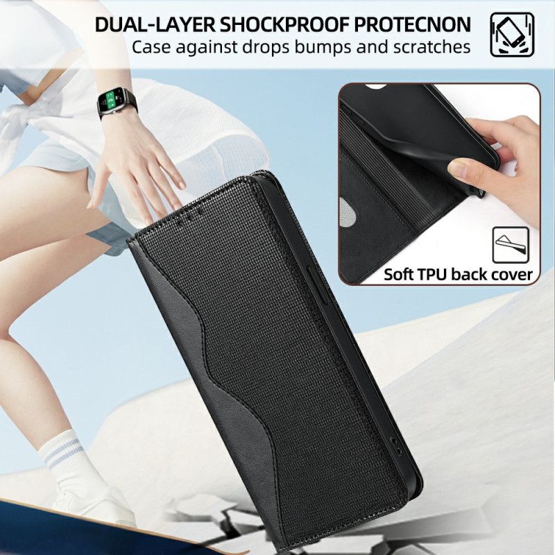 Flip Case Xiaomi 15 Wellenmuster