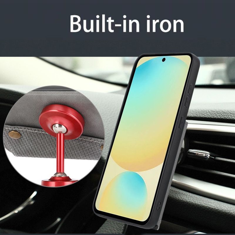 Hülle Xiaomi 15 Kartenhalter Und Ständer In Lederoptik