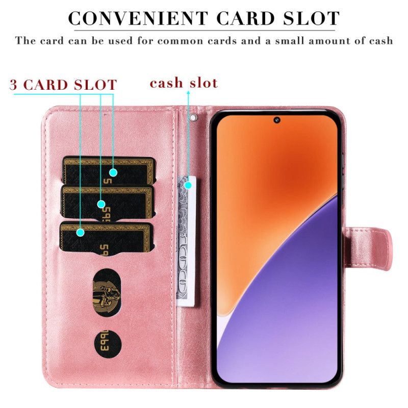 Lederhüllen Für Xiaomi 15 Reißverschlusstasche