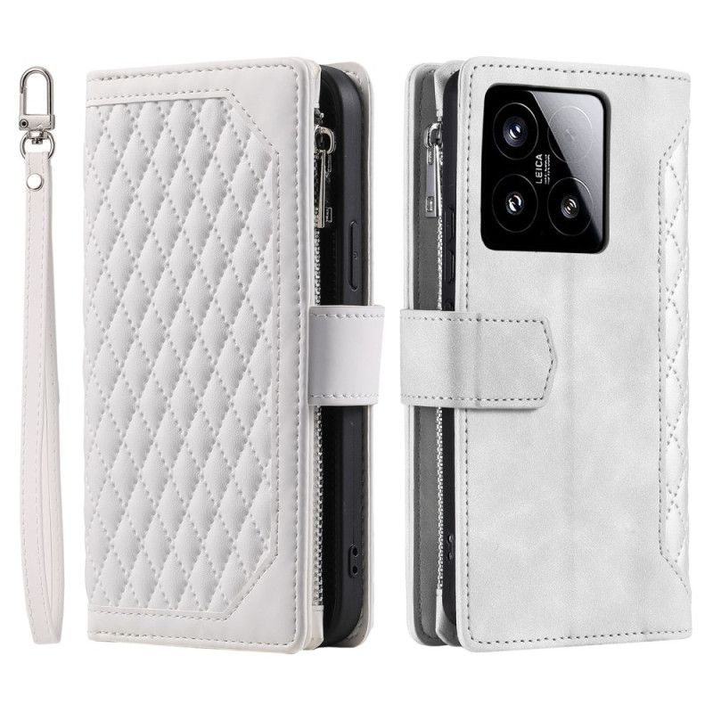 Lederhüllen Xiaomi 15 Gesteppt Geldbörse