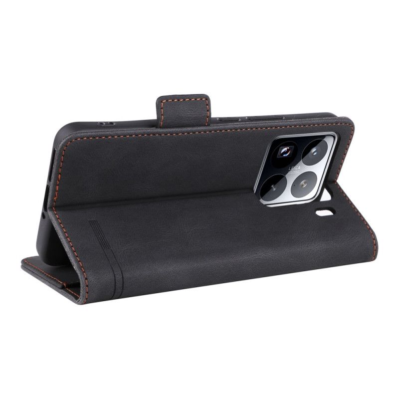 Lederhüllen Xiaomi 15 Handyhülle Geldbörse Mit Metallverzierung