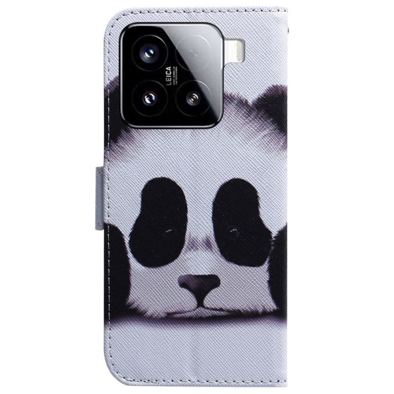 Lederhüllen Xiaomi 15 Handyhülle Panda
