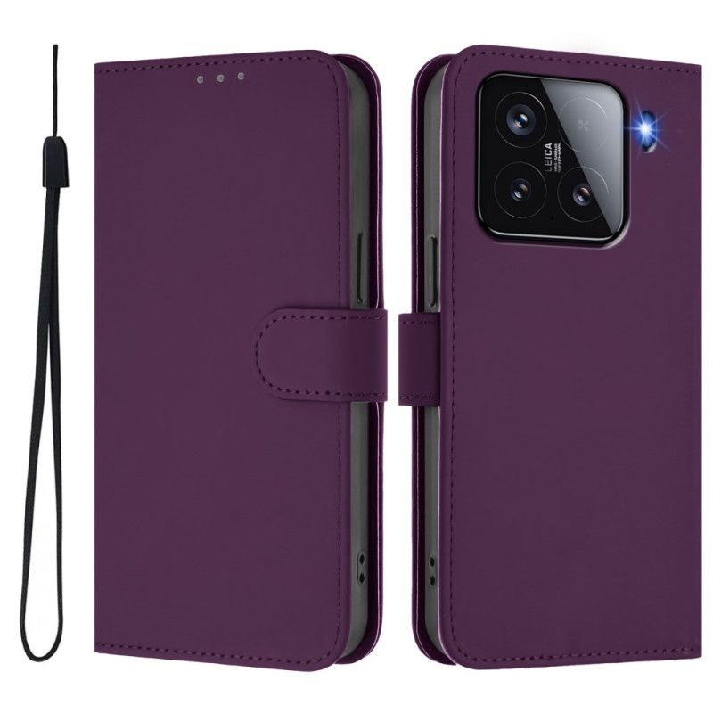 Lederhüllen Xiaomi 15 Integrierter Ständer Mit Verstellbaren Betrachtungswinkeln