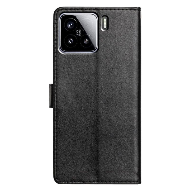 Lederhüllen Xiaomi 15 Schlichtes Kunstlederarmband