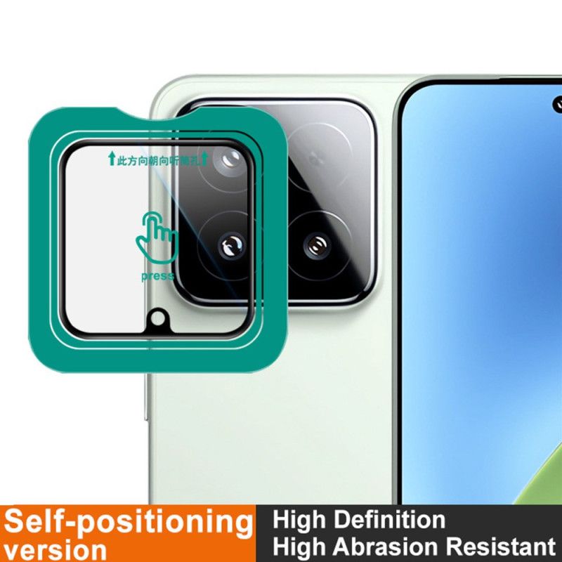 Linsenschutz Aus Gehärtetem Glas Für Xiaomi 15 Mit Selbstpositionierendem Rahmen