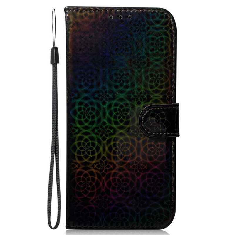 Flip Case Für Honor 90 Mit Kordel Strappy Disco