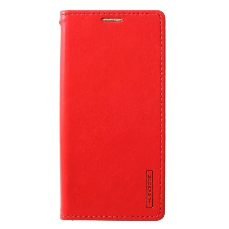 Flip Case Samsung Galaxy S10 Plus Rot Quecksilber Mit Ledereffekt