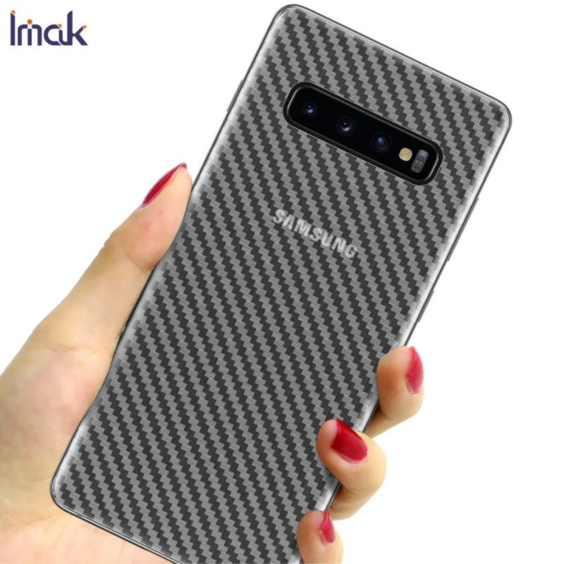 Hintere Schutzfolie Samsung Galaxy S10 Plus Carbon Imak