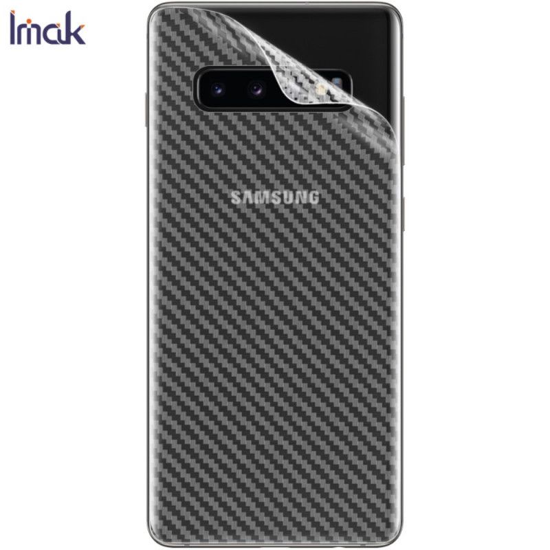 Hintere Schutzfolie Samsung Galaxy S10 Plus Carbon Imak