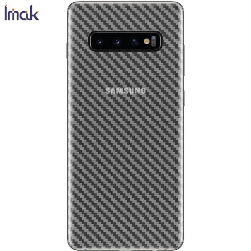 Hintere Schutzfolie Samsung Galaxy S10 Plus Carbon Imak