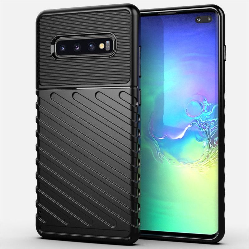 Hülle Samsung Galaxy S10 Plus Schwarz Donnerserie