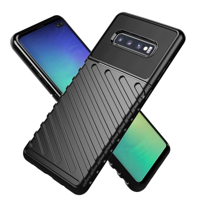 Hülle Samsung Galaxy S10 Plus Schwarz Donnerserie