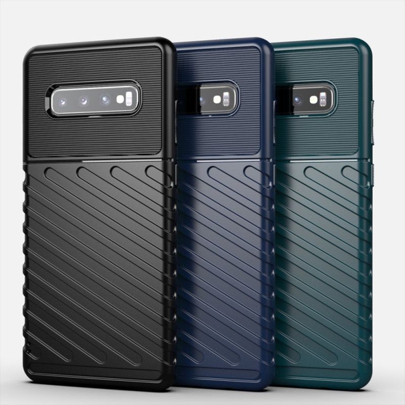 Hülle Samsung Galaxy S10 Plus Schwarz Donnerserie