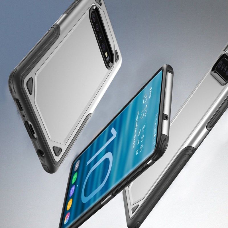 Hülle Samsung Galaxy S10 Plus Schwarz Premium-Metalleffekt
