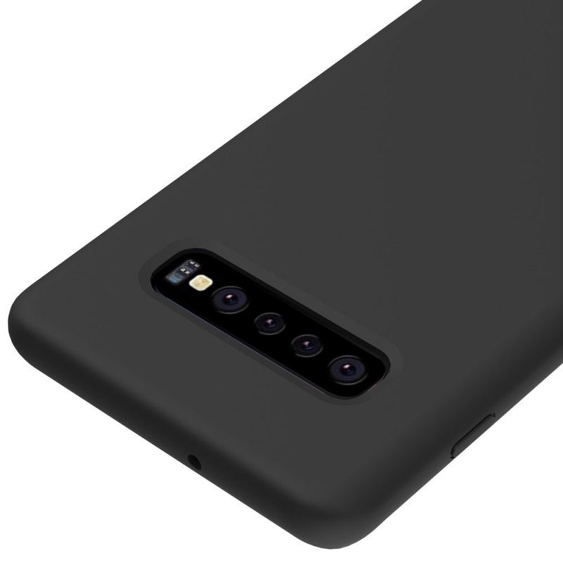 Hülle Samsung Galaxy S10 Plus Schwarz Silikon