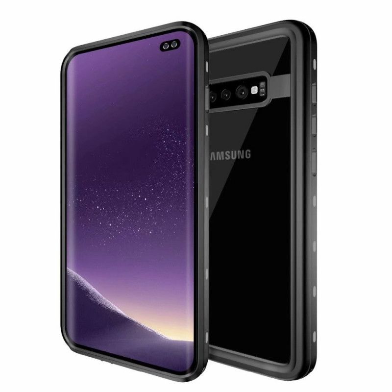 Hülle Samsung Galaxy S10 Plus Schwarz Wasserdichter Redpepper