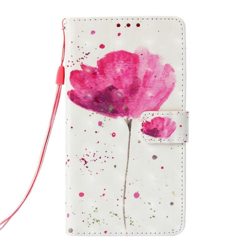 Lederhüllen Für Samsung Galaxy S10 Plus Aquarellmohn