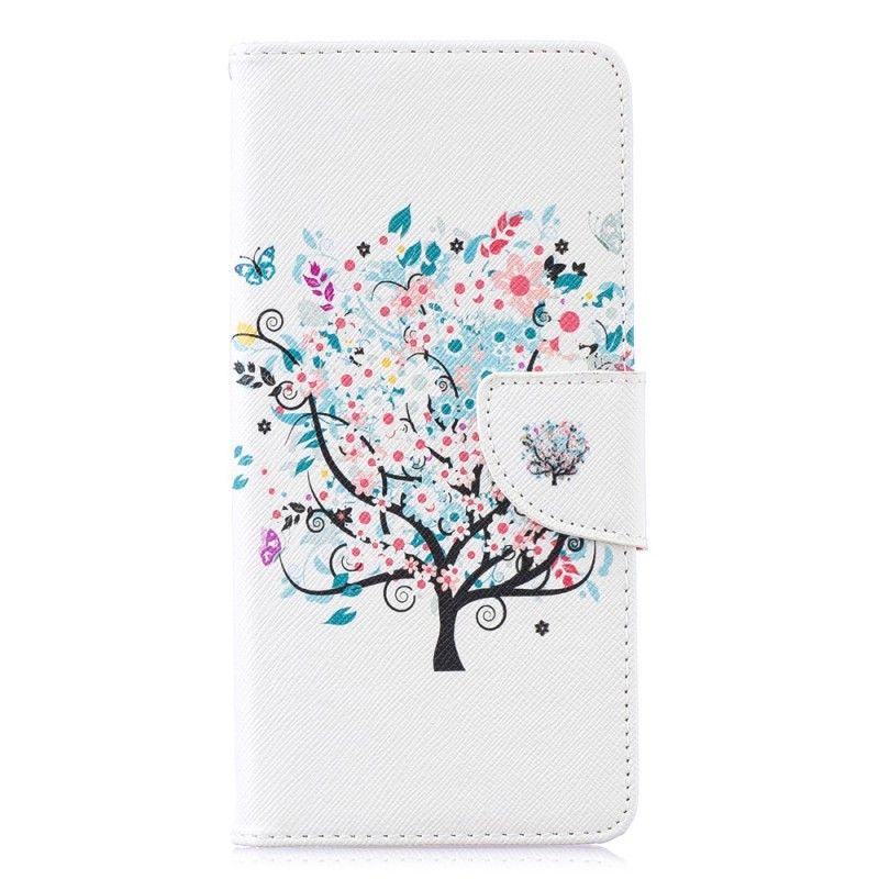 Lederhüllen Samsung Galaxy S10 Plus Blühender Baum