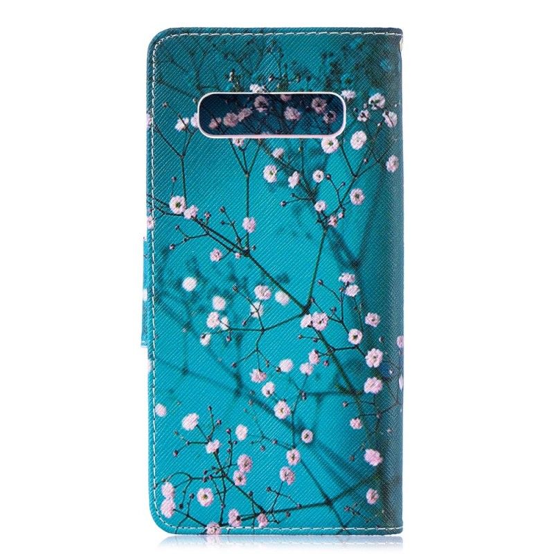 Lederhüllen Samsung Galaxy S10 Plus Blühender Baum