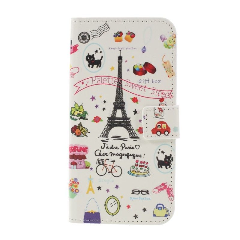 Lederhüllen Samsung Galaxy S10 Plus Handyhülle Ich Liebe Paris