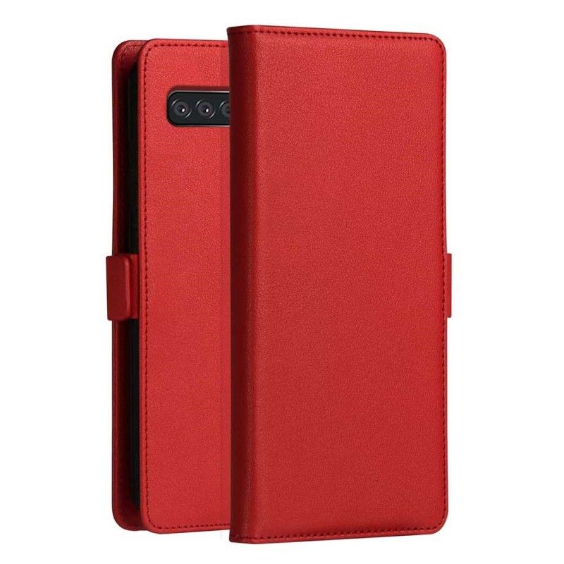 Lederhüllen Samsung Galaxy S10 Plus Rot Dzgogo Milo Series