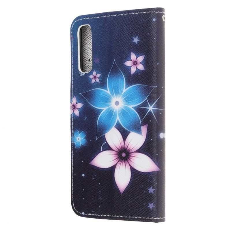 Lederhüllen Für Huawei P Smart S Mondblumen Mit Tanga