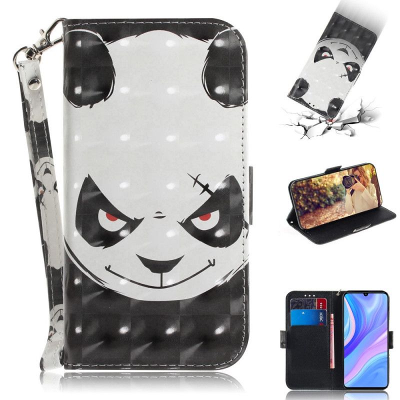 Lederhüllen Für Huawei P Smart S Wütender Panda