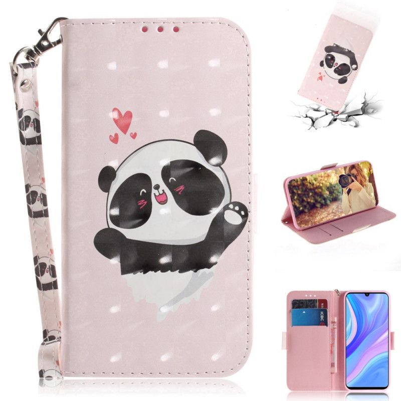 Lederhüllen Huawei P Smart S Handyhülle Panda Liebe Mit Tanga