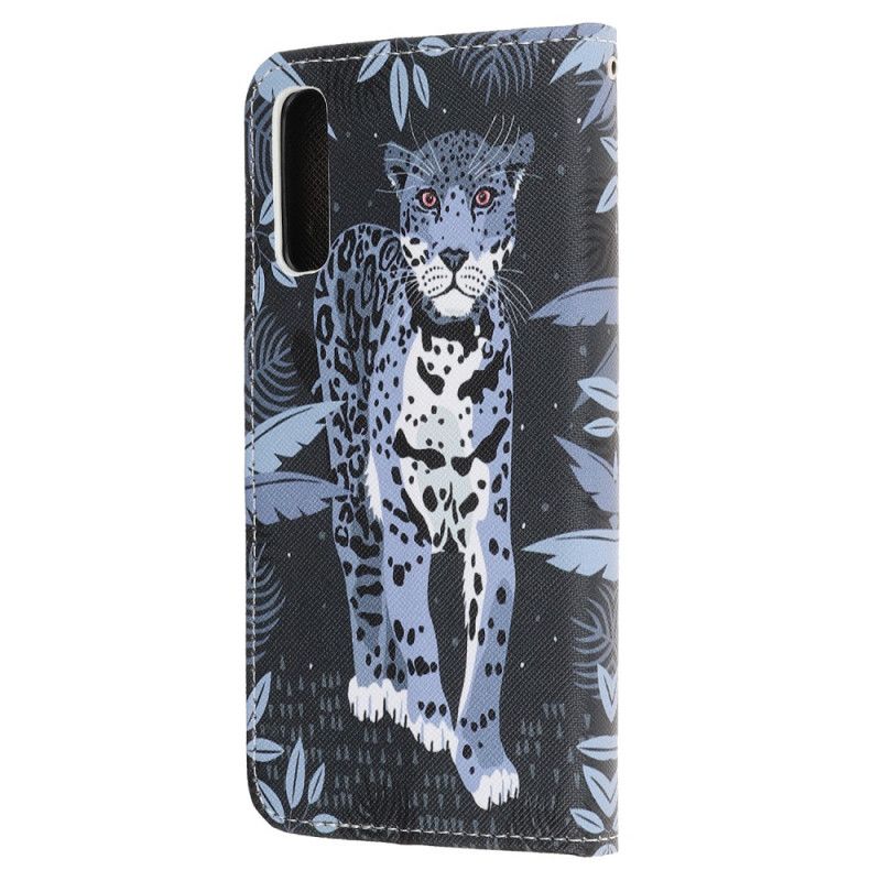 Lederhüllen Huawei P Smart S Leopard Mit Tanga