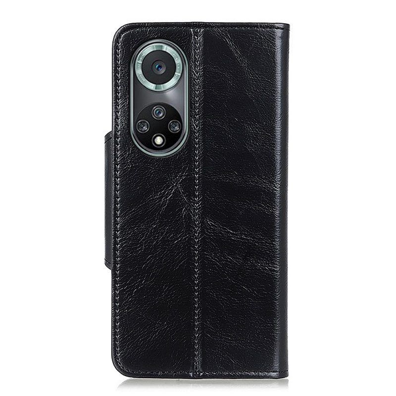 Flip Case Für Honor 50 Pro Pro Kunstleder Shiny Khazneh