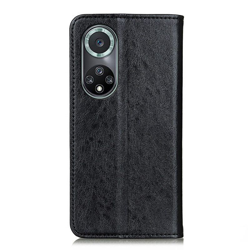 Schutzhülle Für Honor 50 Pro Flip Case Pro-textur-leder