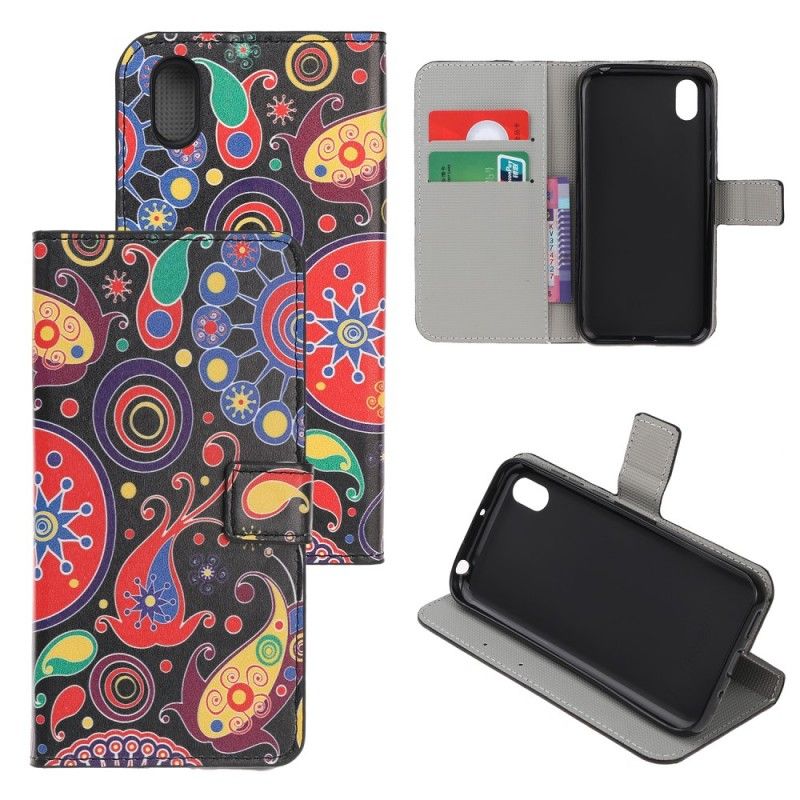 Lederhüllen Für Huawei Y5 2019 Galaxienentwurf